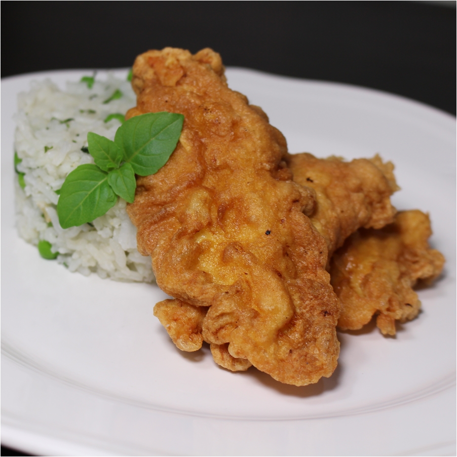 Párizsi csirkemell rizi-bizivel