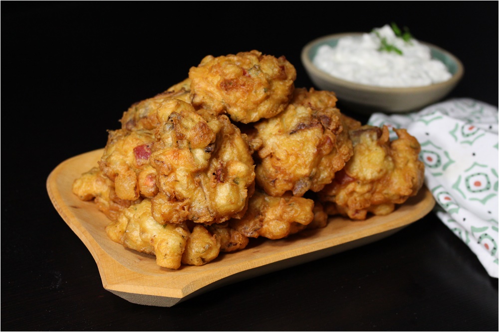 Orly zöldségesmártogatós zöldfűszeres joghurttal